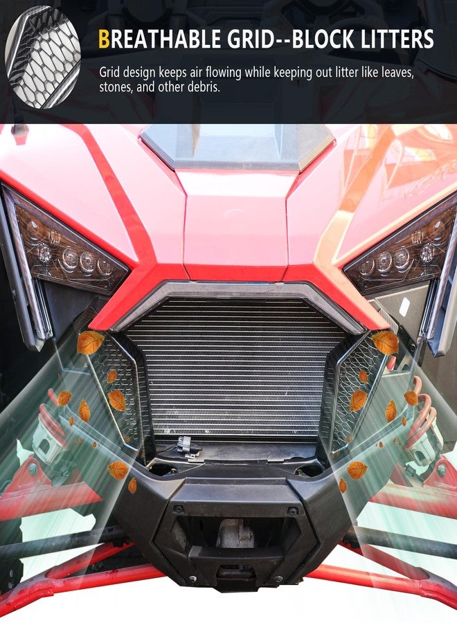 RERPRO UTV RZR PRO XP Front Side Mesh Grill Cover Fascia Grille Insert Compatible with 2020 2021 2022 2023 2024 2025 2026 Polaris RZR PRO XP/4 Exterior Accessories Inlet Protection Bezel Trim Decor - Image 4